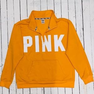 PINK 3/4 Zip Sweatshirt